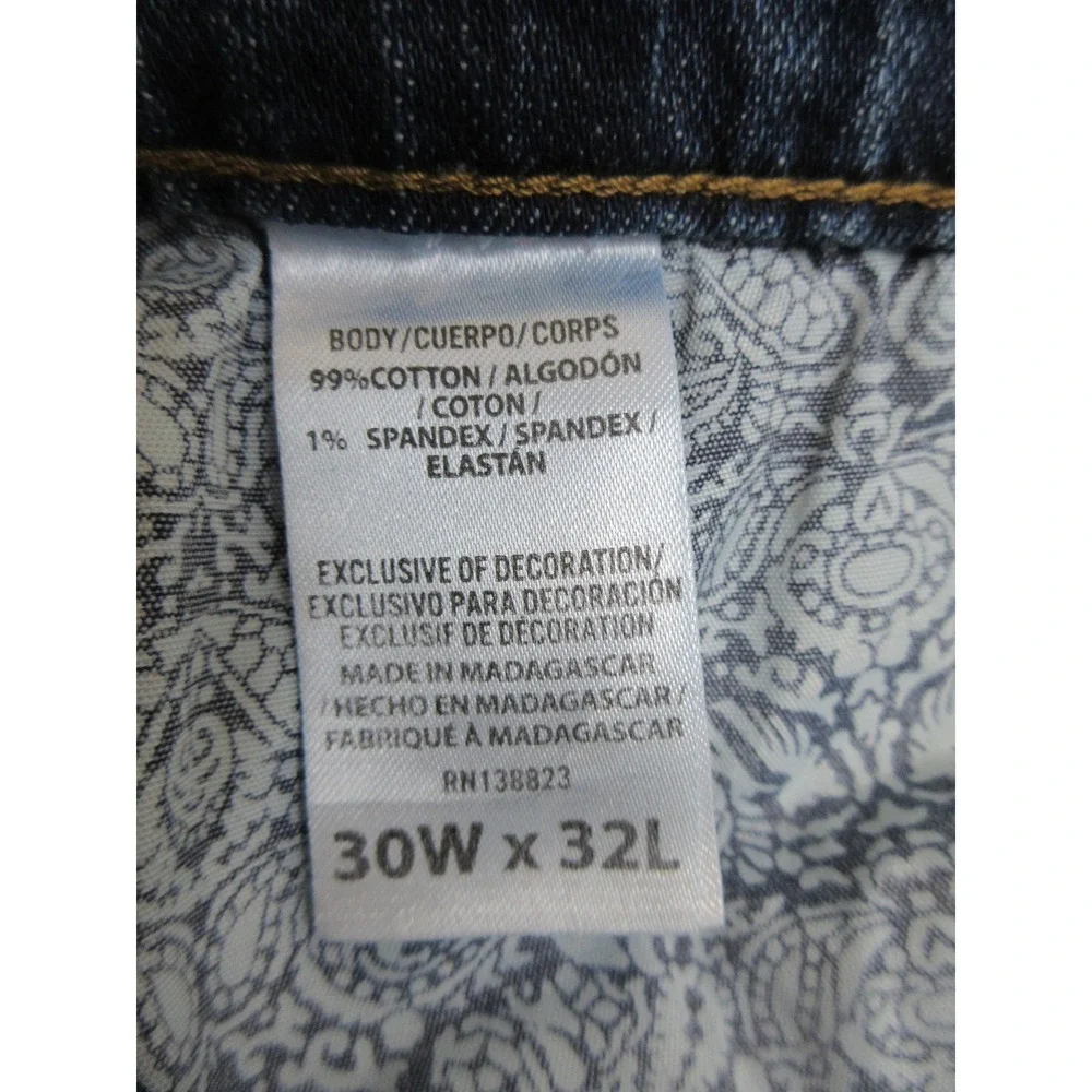 Cody James Western Jeans Mens 30x32 Slim Bootcut Medium Wash Stretch Cowboy